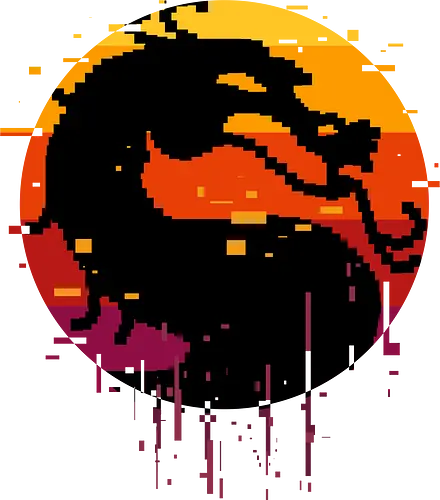 retro dragon club  - ice, freeze, subzero, scorpion, reptile, fighter, 80s, game, versus, arcade