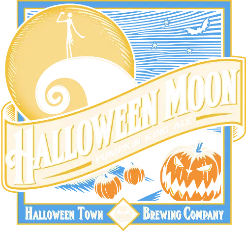 Halloween-Mond - Nightmare - Jack Skellington T-Shirt, Nightmare, Halloween Town, Tim Burton, Kürbiskönig, Halloween T-Shirt, Popkultur, Geek T-Shirt, klassische Filme, Halloween, Geschenk für Fans, dunkler Stil, TeeTan, Spiralhügel, Halloween-Mond