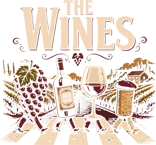 The Wines - beatles, the beatles, wines, abbey road, foodie, gastronomy, comida, food, humor, lm2kone, cool, funny