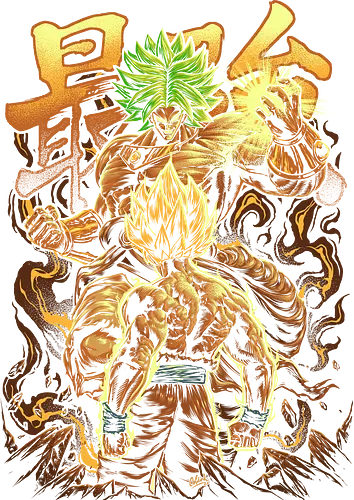Broly vs. Goku – Legendärer Super-Saiyajin-Anime-Kampf