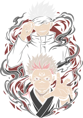Limitless Shadows: The Strongest vs. The King - Jujutsu Kaisen shirt, Gojo Satoru merch, Ryomen Sukuna apparel, anime graphic tee, dark fantasy streetwear, minimalist otaku clothing, cursed energy design, shonen manga tee, King of Curses shirt, anime rivals clothing