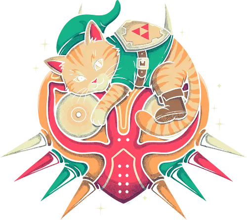 Hero of Nap Time - gamer, game, retro, fantasy, adventure, cat, geek, nerd, kawaii, cute, cozy, sleepy, hero, pixel, nostalgic, rpg, magical, fantasycore, cartoon, otaku