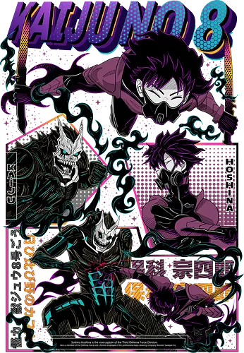 Kafka vs Hoshina – Kaiju Showdown - kaiju no 8, kafka hibino, hoshina, anime battle, kaiju fight, defense force, anime action, monster anime