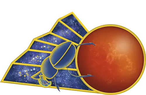 Scarabeus Dung - Mistkäfer, Alte Ägypten, Khepri, Milchstraße, Milky Way, Sun, Sonne, altägyptisch, Ancient Egypt, Pharao