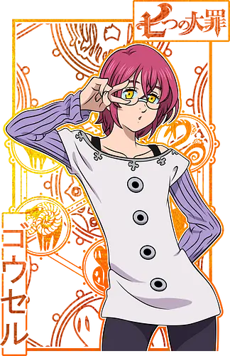 Gowther Magic Aura - gowther, seven deadly sins, anime mage, pink aesthetic, manga art, magic anime, anime poster, fantasy warrior