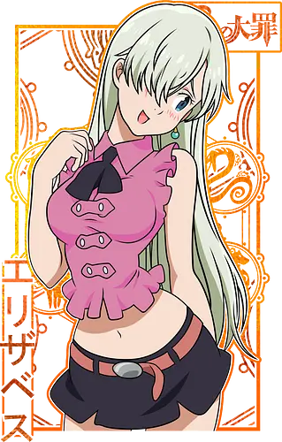 Elizabeth Royal Grace - elizabeth liones, anime girl, seven deadly sins, goddess clan, manga style, fantasy art, anime aesthetic, royal anime
