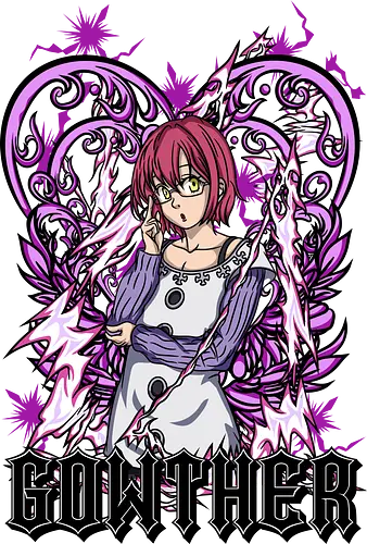 Gowther Dark Heart - gowther, anime mage, seven deadly sins, purple aesthetic, fantasy anime, manga art, anime warrior, magical aura