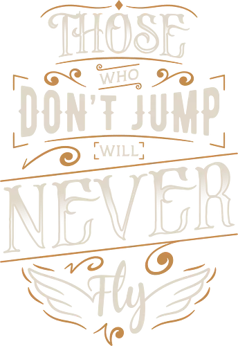 Freedom Over Fear - typography, text, quote, lettering, motivation, motivational, inspiration, inspirational, courage, brave, fly, wings