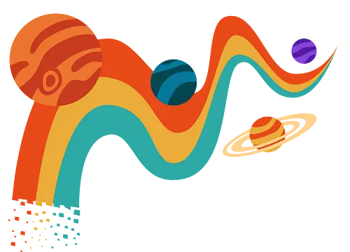 outer-space-adventure - space, abstract, adventure, colorful, galaxy, geek, journey, jupiter, planets, saturn, sci fi, spaceman, spaceship, stars, universe