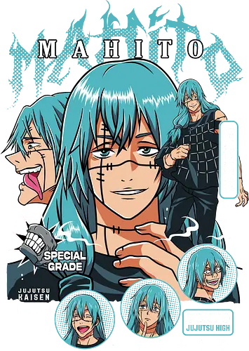 Mahito Jujutsu Cursed Soul - mahito, Jujutsu, special grade cursed spirit, anime villain, creepy anime art, otaku gift, jjk antagonist, horror anime