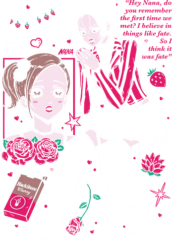 Nana Osaki Fate Brought Us Together - Nana manga, Ai Yazawa, punk romance, shoujo aesthetic, Nana Osaki, anime gift for her, otaku fashion, fate and love