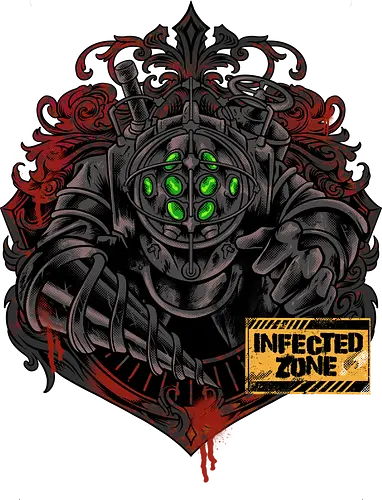 big daddy - monster, daddy, infected, high risk, parasytes, game, retro, classic, video game, monstrous humanoid, horror, halloween, nightmare, post apocalypse, executioner, creature
