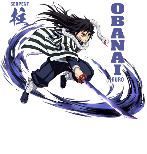 Slayer Obanai Iguro Serpent Hashira Anime Design - Slayer, Obanai, Obanai Iguro, Serpent Hashira, Hashira, Anime, Manga, Kimetsu no Yaiba, Otaku, Japan Anime, Anime Fan, Schlange, Geschenk Anime, Geek