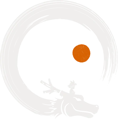 Kame enso - Dragon, goku, enso, circle