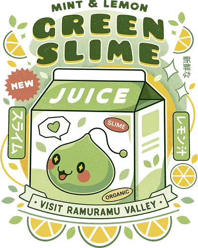 Ramuramu Valley Lemon Juice - maple, pink bean, maplestory 2, maple, slime, yeti, orange mushroom, kawaii, anime, chibi, ragnarok online, video game, gaming, gamer, zakum helm - Standard T-Shirt