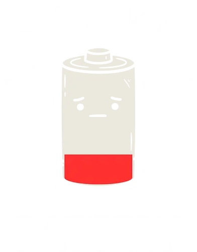 Low Energy: The Sad Battery - low battery shirt, funny tired graphic tee, introvert energy apparel, sad face battery design, relatable burnout clothing, minimalist aesthetic streetwear, sarcastic exhaustion shirt, cute low energy merch, lazy day fashion, Monday mood graphic - Standard T-Shirt
