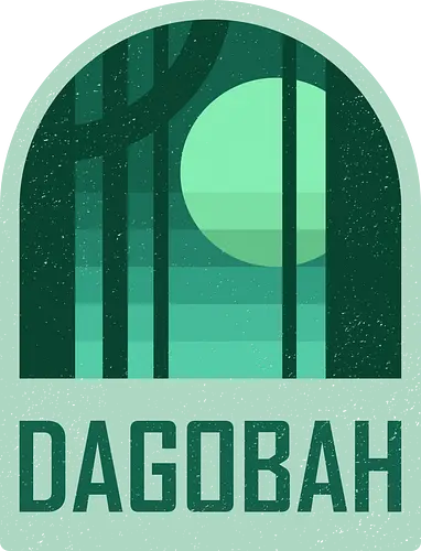 Dagobah - Geometric and minimalist series - Space Opera, 80s, badge, dagobah, film, galaxy, geometric, landscape, minimalist, retro, outer space, science fiction, space, movie, scifi - Standard T-Shirt