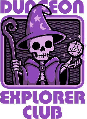 RPG Mage Skull - Rpg, Role-play, Role-playing, Roleplay Game, Role-playing Game, Roleplaying Game, Critical Hit, Critical, Critical Fail, Critical Success, Dungeon Master, Dungeon, Nerd, Geek, Adventure, Fantasy, Magic, Ritual, Magical, Wizard, Sorcery, Sorcerer, D20, Fireball, Tabletop Game, Tabletop, Tabletop Gaming, Tabletop Rpg, Game Master, Exploration, Explorer, Club, Skull, Skeleton, Bones, Bone, Undead - Standard T-Shirt