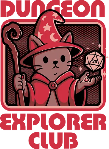RPG Mage Cat - Rpg, Role-play, Role-playing, Roleplay Game, Role-playing Game, Roleplaying Game, Critical Hit, Critical, Critical Fail, Critical Success, Dungeon Master, Dungeon, Nerd, Geek, Adventure, Fantasy, Magic, Ritual, Magical, Wizard, Sorcery, Sorcerer, D20, Fireball, Tabletop Game, Tabletop, Tabletop Gaming, Tabletop Rpg, Game Master, Exploration, Explorer, Club, Cat, Black Cat, Cats - Standard T-Shirt