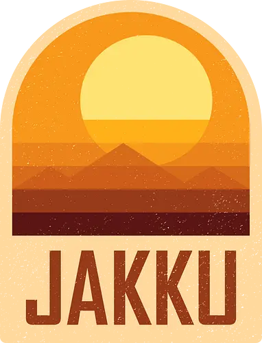 Jakku - Geometric and minimalist series  - Space Opera, 80s, badge, film, galaxy, geometric, landscape, minimalist, outer space, retro, science fiction, space, jakku, movie, scifi - Standard T-Shirt