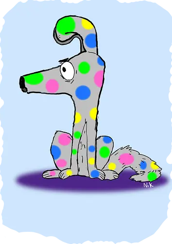 Bunter Hund - einfachso - Standard T-Shirt