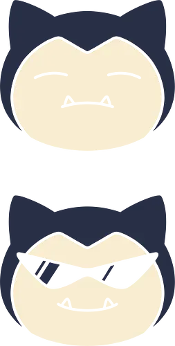 Sleepy to Swag: The Big Guy Glow-Up - Snorlax shirt, funny Pokemon merch, sleepy monster graphic tee, retro anime sunglasses, nostalgic gaming streetwear, lazy day aesthetic clothing, minimalist gamer fashion, Squirtle squad glasses design, cool pocket monster tee, funny otaku apparel - Standard T-Shirt