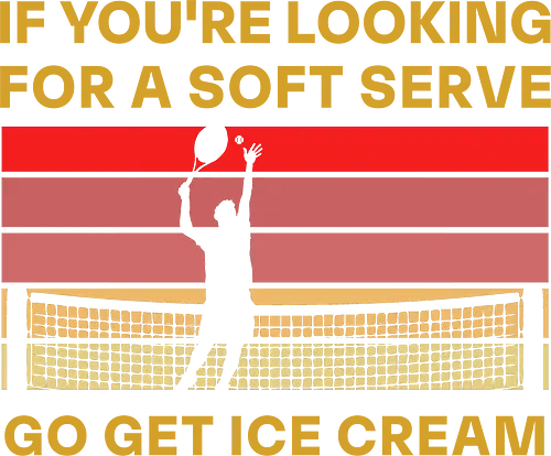 Funny Tennis Quote Vintage Retro Player Humor - Standard T-Shirt
