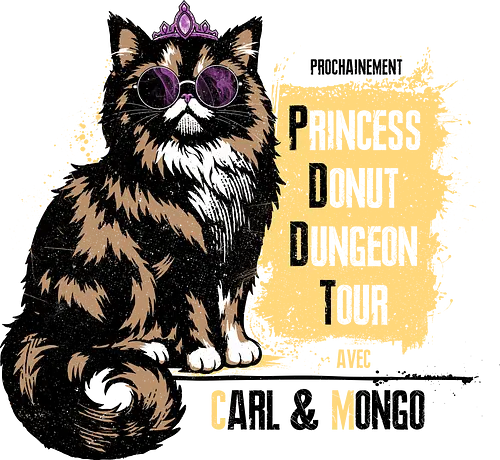 Princess Tour - dcc, mongo, litrpg, crawlers, Dungeon, Carl, princess, donut - Standard T-Shirt