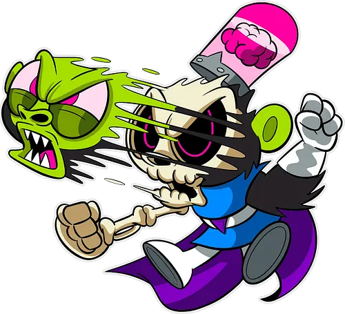 Grüner Genie-Affe Freaky - Underground Horror Cartoon Kunst - grüner Affe Horror, böser Genie Cartoon, Mojo Jojo, Powerpuff Girls, Cartoon Network, grüne freaky Kunst, Gehirn fliegt Helm, Underground Cartoon Horror, Bösewicht Charakter Horror, grüner Freak Cartoon, Affen Skelett, Geek Horror Druck, Bösewicht grüner Affe, alternative Cartoon Kunst, klassischer Cartoon Horror, Genie Zombie Affe, urbaner Geek Druck, grüne Pop Art Horror