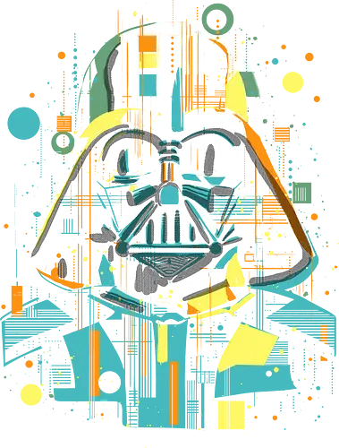 Graphic Vader - Space Opera, scifi, Villain, movie, pop culture, dark side, sith