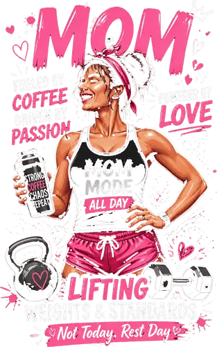 Mom Inspired Fitness Motivation - mom, legend, gift, cool, funny, mother's day, happy, mommy, child, legend, family, cute, cook, cooking, cooked, mom