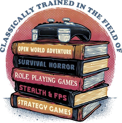 Classically Trained in Video Games  - Classic, retro, vintage, video games, horror, survival, books, adventure, reading