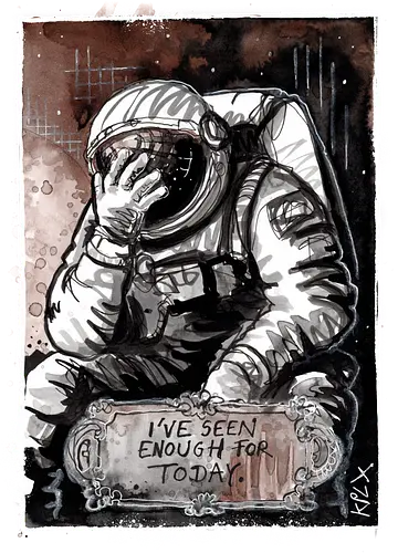 Seen Enough - Enough, Astronaut, Space