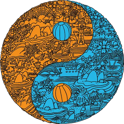 Summer Yin and Yang - Summer, Yin and Yang