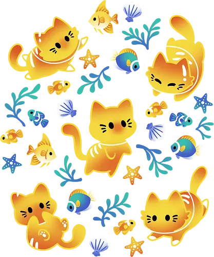 Kittens of the Sea – Cats and Fish