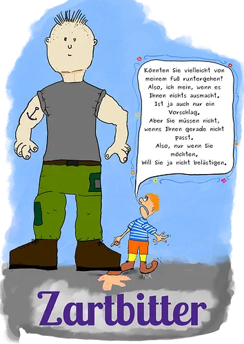 Zartbitter - albern - Standard T-Shirt