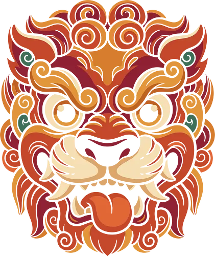Guardian Spirit: The Foo Dog - Foo dog graphic tee, Chinese guardian lion shirt, Asian mythology apparel, neo traditional tattoo streetwear, Shishi mask design, Japanese folklore clothing, cultural art graphic shirt, fierce lion aesthetic, traditional Asian pattern tee, vintage guardian spirit merch - Standard T-Shirt