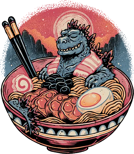 The Great Ramen Rest - cute, Ramen, food, noodles, Japan, relaxing, movie, mash up, funny - Standard T-Shirt