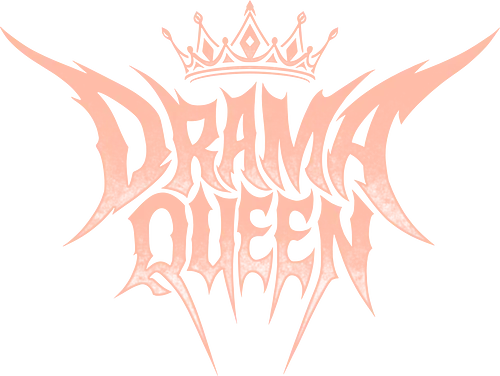 Drama Queen - drama queen, deathcore queen, heavy metal crown, slam metal style, pastel goth apparel, sarcastic graphic, ironic streetwear, alt princess, numetal aesthetics, y2k punk clothing, hardcore merch, spiky letter logo, regal tiara, pink metal shirt, grunge festival gear, bad girl style - Standard T-Shirt