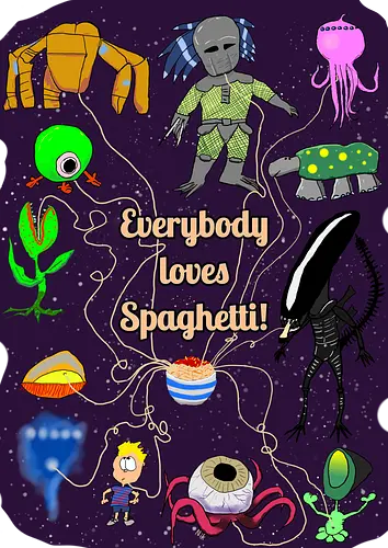 Everybody loves Spaghetti! - Standard T-Shirt