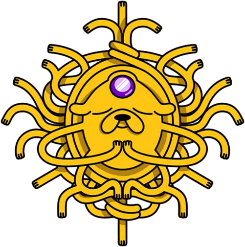 Third Eye Jake Cartoon - Hund, Gelb, Cartoon, Zeichentrickfilm, Drittes Auge, Jake, Fanart - Standard T-Shirt