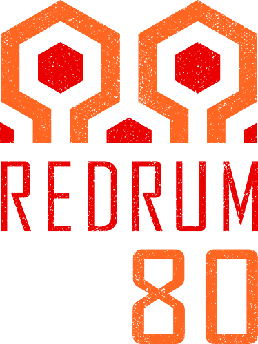 Redrum 80 - vintage, halloweenshirt, movie, horror movie, 80s, 80s movies, cult film, cult movies, halloween, halloween gifts, halloween horror nights, minimalist, retro, scary, terror - Standard T-Shirt
