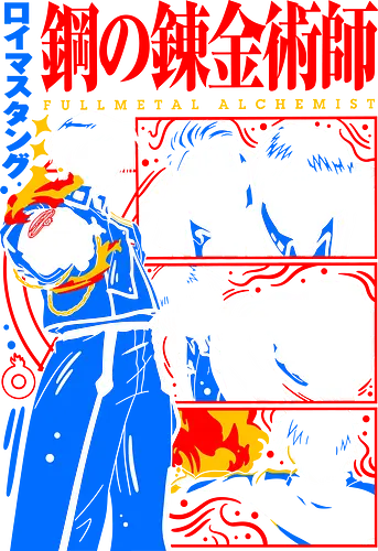 Roy Mustang Alchemist Flame - Roy Mustang, Alchemist, Flame Alchemist, FMA, anime birthday gift, military anime, alchemy art, weeb shirt - Standard T-Shirt