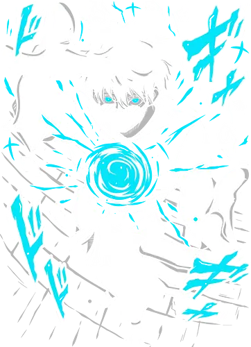 Gojo Satoru Jujutsu Infinity Unleashed - strongest sorcerer, anime fan gift, otaku tee, Gojo Satoru, Jujutsu, Six Eyes, Infinity technique, white hair anime - Standard T-Shirt
