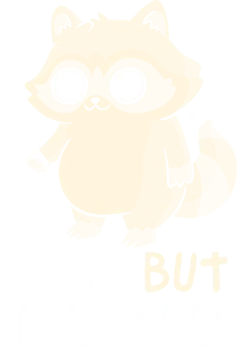 Cute But Unstable - koalatees, koala, koalastudio, raccoon, cute, dark humor, trash panda, sarcastic, introvert humor, funny quote - Standard T-Shirt