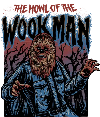 The Howl of the Wookman - science fiction, Movie, film, galaxy, galactic, sci-fi - Standard T-Shirt