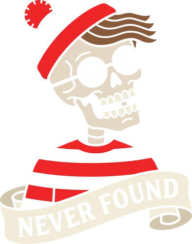 Never Found: The Lost Explorer - funny skeleton shirt, classic search parody tee, never found graphic apparel, dark humor streetwear, nostalgic 90s clothing, ironic pop culture shirt, minimalist skull design, retro hide and seek merch, sarcastic aesthetic fashion, funny Halloween graphic tee, funny skeleton shirt, classic search parody tee, never found graphic apparel, dark humor streetwear, nostalgic 90s clothing, ironic pop culture shirt, minimalist skull design, retro hide and seek merch, sarcastic aesthetic fashion, funny Halloween graphic tee - Standard T-Shirt