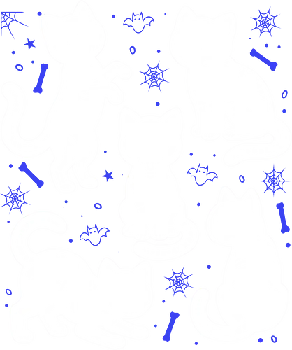 Spooky Paws - cute, humor, cat, halloween, skeleton, gothic, macabre, adorable, night, magic, animal, bone, shadow, mystery - Standard T-Shirt