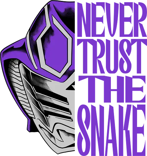 trust is dead  - snake, ouja, kamenrider, superhero, japanese, tokusatsu, purplerider, violetrider, Symbiote, cobra - Standard T-Shirt