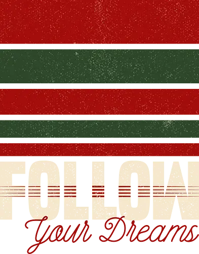 Follow Your Dreams - Inspirational Quote for Halloween - sarcasm, sarcasm sayings, scary, horror movies, death, dreamer, follow your dreams, funny, halloween, horror, horror movie, inspirational quote, minimalist, nightmare, pun - Standard T-Shirt